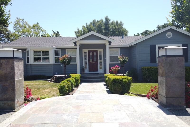 Full exterior house repaint in the Danville area