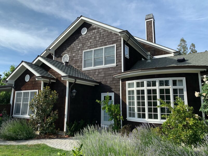 Trim, shutters, soffits and eaves painting