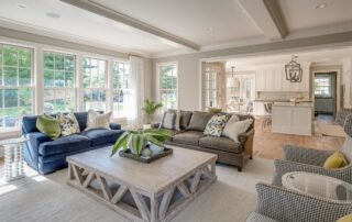 living room and kitchen What Not to Paint in Your Home